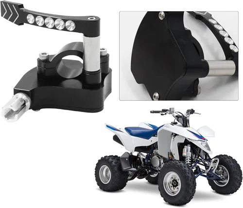 Miniatura 6 de 7/8 - Conjunto universal de pulgar del acelerador billet compatible con Yamaha Banshee Raptor 350 660 700 HD TRX 400EX 250/450R Suzuki LTR450 250
