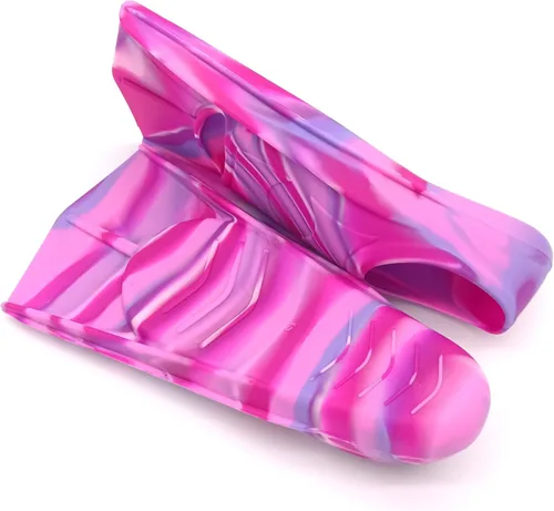 Miniatura 46 de Gugmoy Kids Swim Fins,Comfortable Silicone Flippers for Swimming and Diving,Size Suitable Beginners Kids Girls Boys Adults