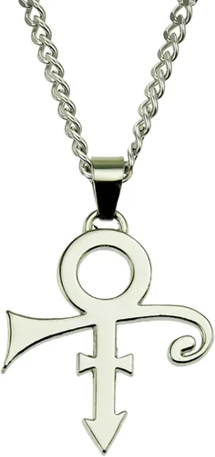 MFJFHK Collar de acero inoxidable steampunk con símbolo conmemorativo y logotipo de amor, para mujer, el minimalismo, artista de amor, símbolo de