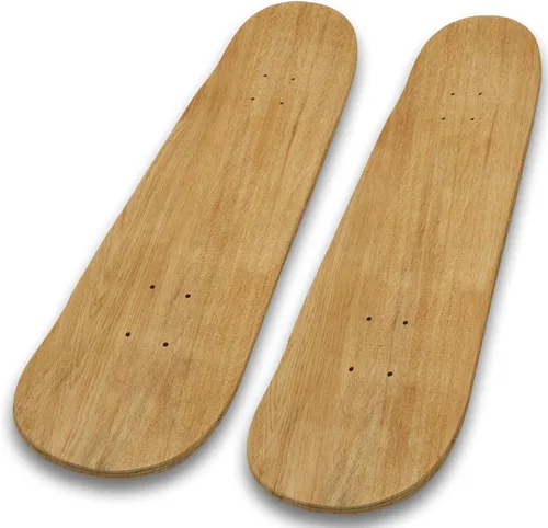 Beipoo Tablas de patineta en blanco de 31 x 8 pulgadas, natural, patineta de doble cola de arce de 7 capas, ideal para reemplazo y pintura artística