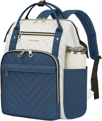 Miniatura 13 de KROSER Mochila para Laptop de 17" Elegante Mochila Repelente al Agua Mochila Casual Universitaria de Día con Puerto USB Bolsa de Trabajo de Viaje