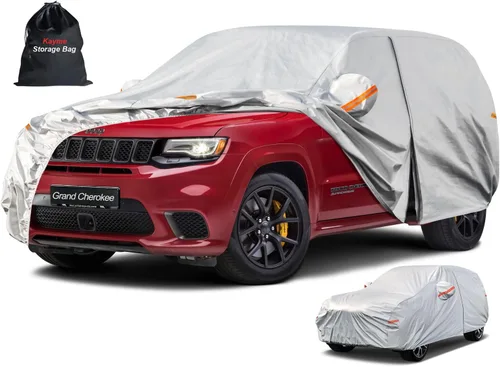 Miniatura 72 de Kayme - Cubierta completa impermeable de 6 capas para automóvil, apta para todo clima, protección para exteriores contra lluvia, rayos ultravioleta