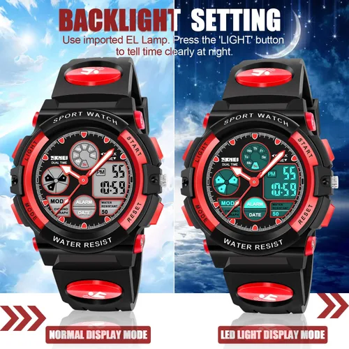 Miniatura 5 de Dodosky Juguetes para niños de 5 a 12 años, LED de 164.0ft, relojes deportivos digitales impermeables para niños, regalos de cumpleaños, regalos