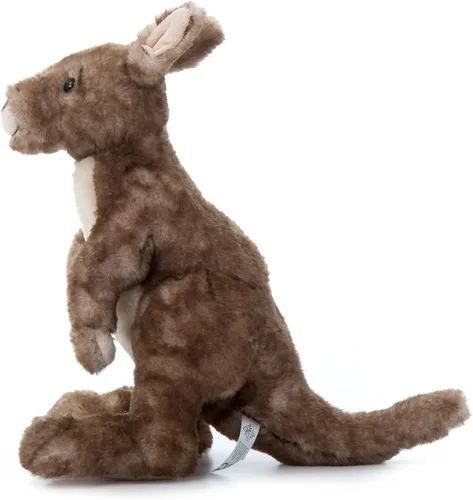 Miniatura 4 de The Petting Zoo Peluche de canguro de peluche, regalos para niños, animales salvajes del zoológico Onez, juguete de peluche canguro, 12 pulgadas