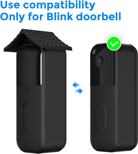 Miniatura 3 de Funda de silicona para timbre de video Blink modelo más nuevo, resistente a la intemperie, impermeable, protección UV, protector de piel para cámara