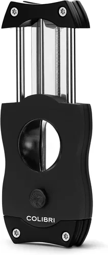 Miniatura 2 de Colibri Cortador de puros de corte en V de alta calidad, hoja ergonómica de acero inoxidable con resorte, ideal para hasta 60+ calibre de anillo