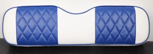 Miniatura 26 de Huskey Parts Company 2 piezas de fundas de asiento para carrito de golf marrón con costura en diamante para Club Car DS 2000.5-2013, vinilo de grado
