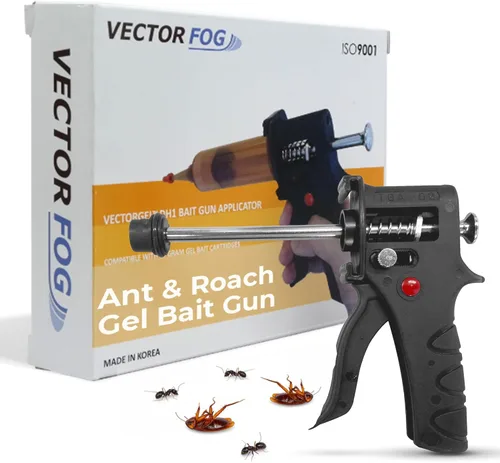 Pistola de carnada en gel para hormigas, cucarachas y plagas | Fácil de usar, aplicación precisa, efectiva y sin desorden | Herramienta profesional