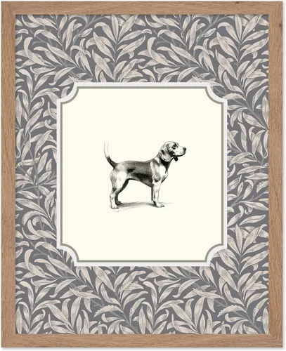 Miniatura 39 de Poster Master Póster Vintage de Cocker Spaniel Inglés - Impronta Retro de Perro - Arte Floral - Arte de Cachorros - Arte para Amantes de Animales
