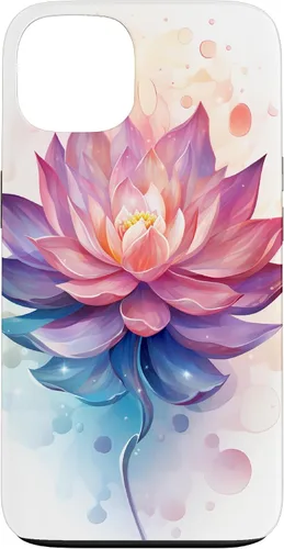 Miniatura 7 de Funda para iPhone 14 Pro Max Lotus Flower Symbol of Beauty and Spirituality Illustration Case