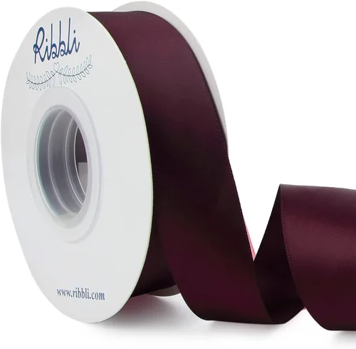 Miniatura 14 de Ribbli - Cinta de satén de doble cara dorada, 1 pulgada x 25 yardas, uso para ramo de lazos, envoltura de regalos, decoración de boda Dorado