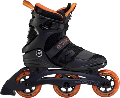 Miniatura 2 de K2 Trio LT 100 Negro Naranja Hombres Urban Patines En Línea