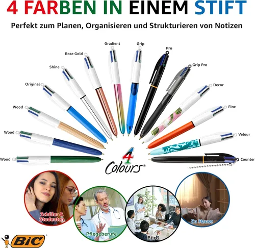 Miniatura 4 de BIC 4 COLORES PRO SURTIDOS 902129 PK12
