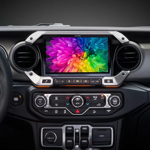 Miniatura 3 de Alpine Receptor multimedia i509-WRA-JL de 9 pulgadas compatible con Jeep Wrangler 2018 y Gladiator 2020 en adelante