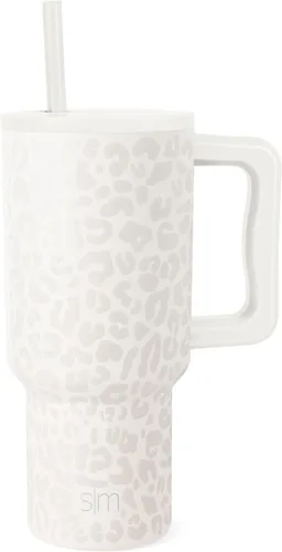 Miniatura 15 de Simple Modern Vaso Trek de 40 oz con Asa y Tapa con Pajilla Vaso de Viaje Aislado de Acero Inoxidable Apto para Portavasos Slumberland