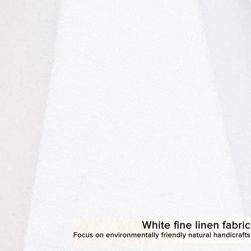 Miniatura 3 de GO&SO Juego de 2 Pantallas de Lámpara de Campana Blancas Pequeñas para Mesa de Noche - 6" Superior x 13" Inferior x 10.6" Alto (Spider) Pantalla