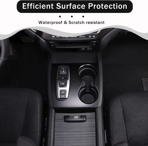 Miniatura 4 de Cubierta de panel de cambio de marchas para Honda Pilot 2016-2022/ Ridgeline 2020-2023/ Passport 2019-2023, protector adhesivo de consola central