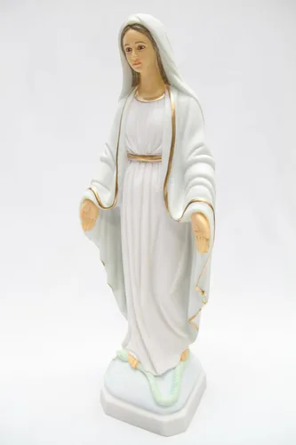 Miniatura 9 de Vittoria Collection Estatua católica de Virgen María de Gracia de 16 pulgadas, escultura católica hecha en Italia