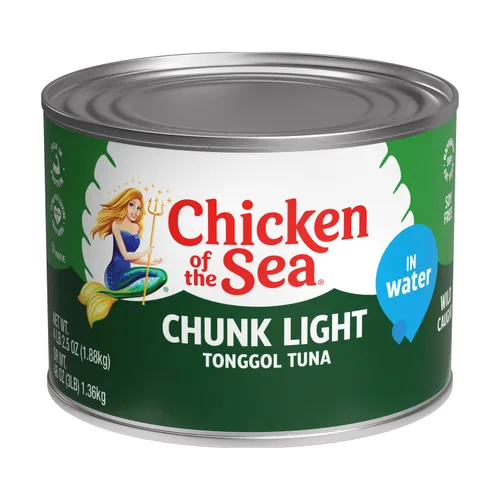 Miniatura 16 de Chicken of the Sea Chunk Light Atún en agua, Atún capturado en la naturaleza, latas de 5 onzas (paquete de 10)