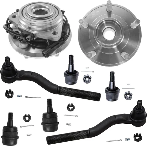 Miniatura 108 de Detroit Axle - Kit de nudillos de dirección delantera izquierda para Ford Edge Lincoln MKX 07-10, cojinete de rueda del lado del conductor, nudillo