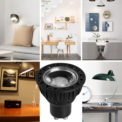 Miniatura 6 de Bombillas LED GU10 regulables, lámparas halógenas de 50 W equivalentes a luz blanca cálida de 2700 K, 6 W 500 lm de repuesto para iluminación