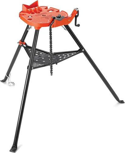 Miniatura 2 de RIDGID 36273 460-6 TRISTAND Tornillo de cadena y RIDGID 10883 modelo 418 engrasador con aceite de corte de rosca prémium