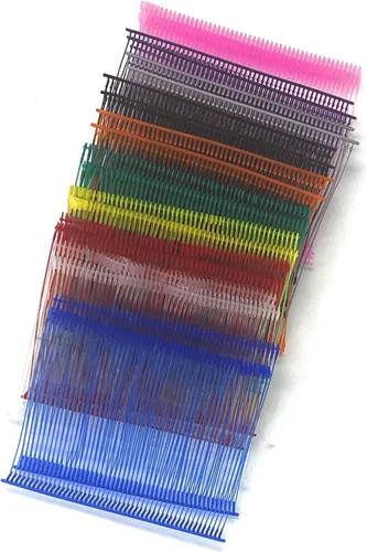 Sujetadores de púas de pistola de etiquetado estándar 3 pulgadas 100 cada uno de diez colores 1000 púas totales
