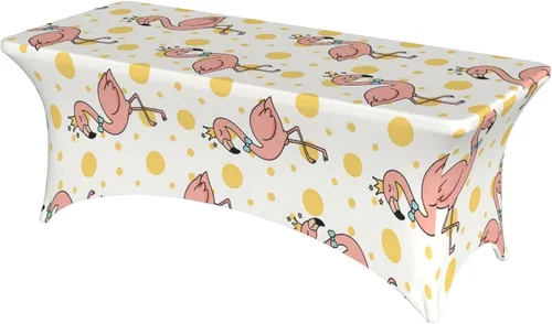 Miniatura 14 de Mantel rectangular ajustable de elastano elástico con estrellas patrióticas americanas de 4 pies, protector de mesa para fiestas, eventos