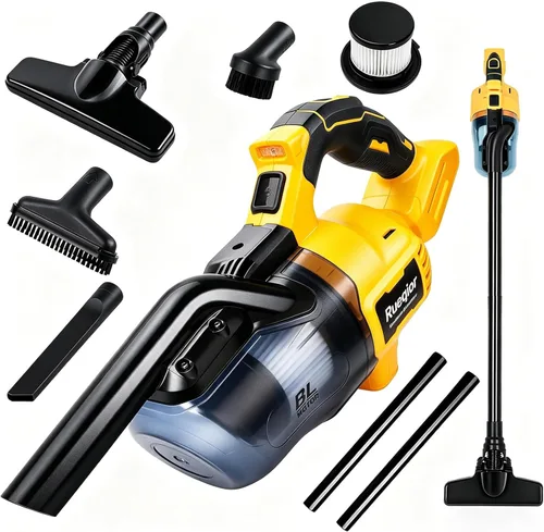 Miniatura 5 de Cordless Vacuum Compatible with Makita 18V Battery, Handheld Vacuum Cleaner for Home Car Hardwood Floor Carpet, Portable Shop Vacuum with Washable