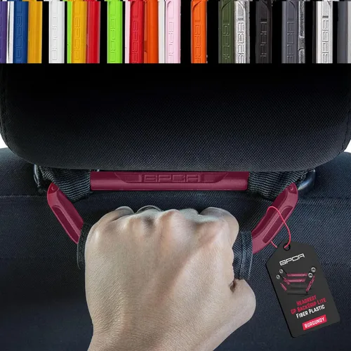 Miniatura 19 de GPCA GP BackGrip Pro - Manija para reposacabezas de automóviles, Jeeps, camiones y más, asas de agarre para asiento trasero y empuñaduras, Gris