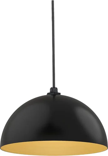 Miniatura 46 de Steel Lighting Co. Brentwood - Lámpara colgante Montada en el techo Cúpula redonda de 14 pulgadas Estilo moderno contemporáneo de granja