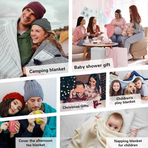 Miniatura 6 de Manta de bebé personalizada, manta de bebé personalizada con nombre para niños y niñas, regalos de bebé para recién nacidos, manta de bebé con Para