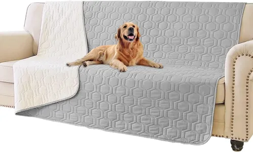 Miniatura 22 de Tcksstex - Funda impermeable y antideslizante para cama de perro, manta para mascotas, sofá, colchón protector para incontinencia de coche, funda