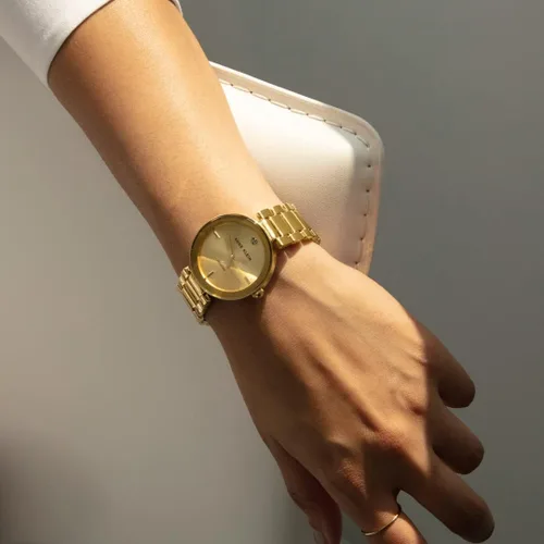 Miniatura 4 de Anne Klein Reloj de pulsera con esfera de diamante genuino para mujer