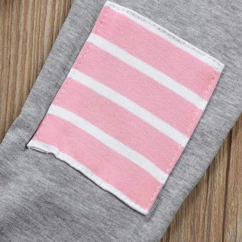 Miniatura 7 de Ritatte Toddler Girl Fall Outfits Striped Hoodie Pants 2PCS Sweatsuit Set Kids Baby Winter Clothes Jogging Suits for 2-6Y