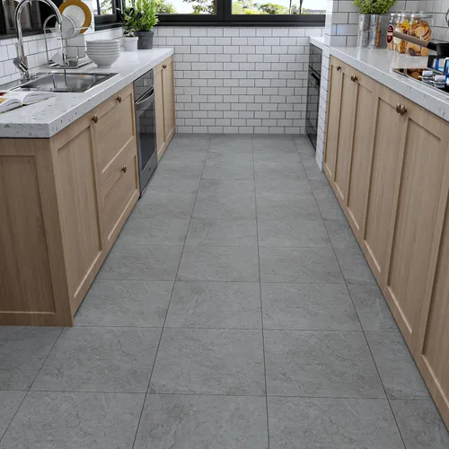 Miniatura 8 de VaryStyle - Azulejos de mármol negro para despegar y pegar, impermeables, de vinilo, para cocina y baño, amigables para inquilinos, adhesivos
