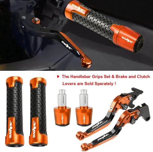 Miniatura 3 de Conjunto de palancas de freno y embrague Duke 125 390 plegables y extensibles CNC de aluminio para Duke 125 390 200 250 2011-2015 2017 2018 2019