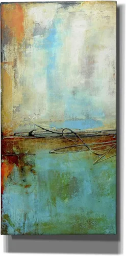 Miniatura 10 de Epic Graffiti Arte de pared en lienzo Giclée 'Urban East IV' por Erin Ashley, 12 x 24 pulgadas