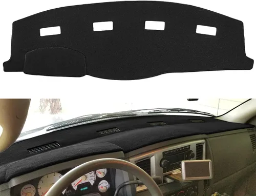 Miniatura 8 de Yiz Funda para Tablero Cubierta de Salpicadero Tapete de Ajuste Personalizado para Dodge Ram 1500 2002-2005, 2500/3500 2003-2005 (02-05 Beige) Y22
