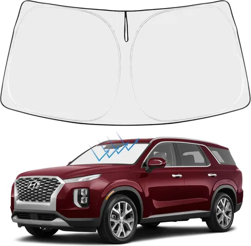 Miniatura 306 de Proadsy Parasol para parabrisas actualizado 2025, ajuste personalizado Dodge RAM 1500 2Dr 2019-2024 2025, 4 capas, plegable, protector de parasol