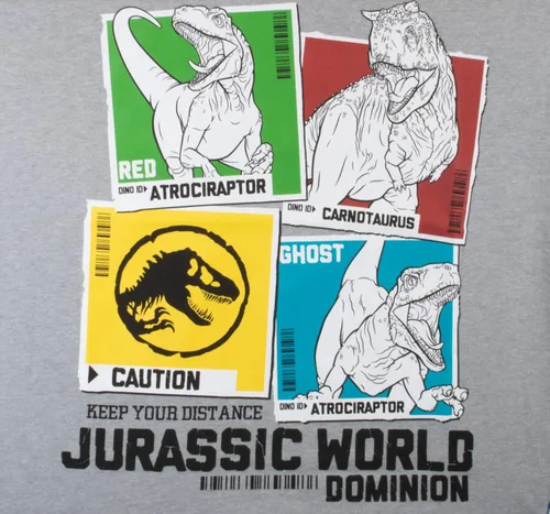 Miniatura 7 de Jurassic World Dominion - Conjunto de 2 sudaderas con capucha y camiseta para niños, paquete de 2