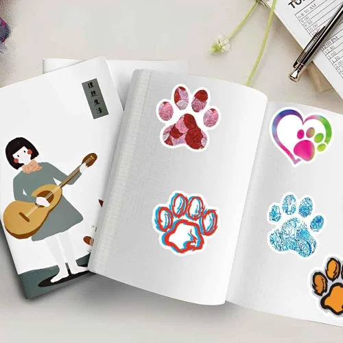 Miniatura 4 de 50 calcomanías de vinilo Kawaii Salamandra Funimost de animales de agua, impermeables, para botella de agua, laptop, teléfono, álbum de recortes