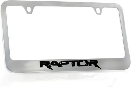 Miniatura 9 de Marco de Placa de Licencia de Metal Negro Ford Raptor