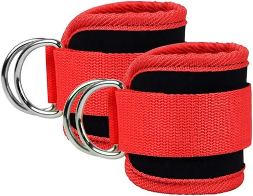 Miniatura 8 de Correas para Tobillo Bandas de Resistencia para Tobillo Puños para Muñeca Correas Acolchadas Ajustables Fitness Glúteo Kickback Anillo en D