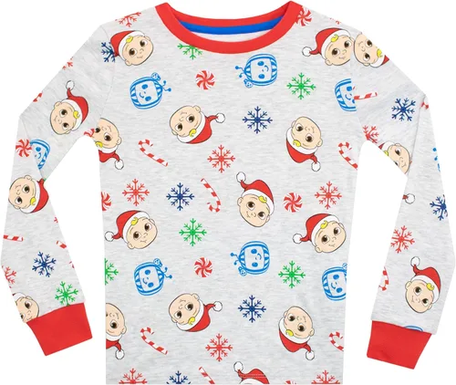 Miniatura 2 de CoComelon Pijama de Navidad para Niño Gris
