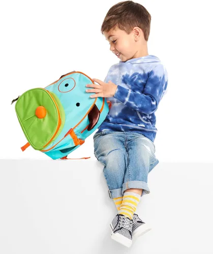 Miniatura 119 de Skip Hop - Mochila para preescolar, colección Zoo, para niños pequeños de 3 a 4 años, diseño de llama