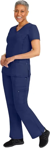 Miniatura 3 de Healing Hands Purple Label - Pantalón Tori para mujer - Cinco bolsillos pantalón tipo Cargo uniforme de hospital