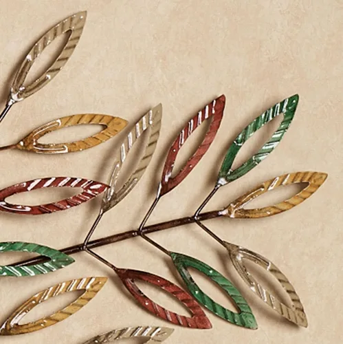 Miniatura 4 de Touch of Class Arte de pared de metal con árbol frondoso Multi Earth