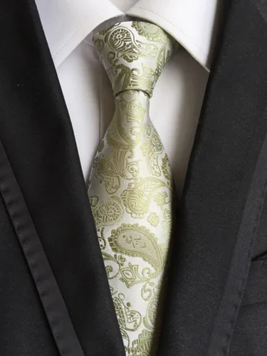 Miniatura 115 de WeiShang Lote de 6 corbatas clásicas de seda para hombre, corbatas tejidas jacquard
