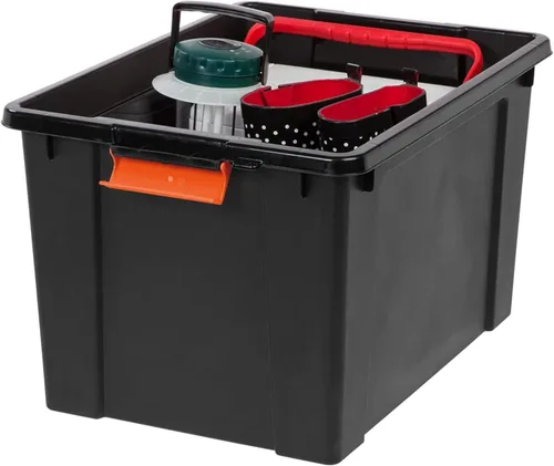 Miniatura 7 de IRIS USA - Contenedores de almacenamiento con cerradura de 20 galones con tapas, 2 unidades - Fabricados en EE. UU., resistentes, apilables